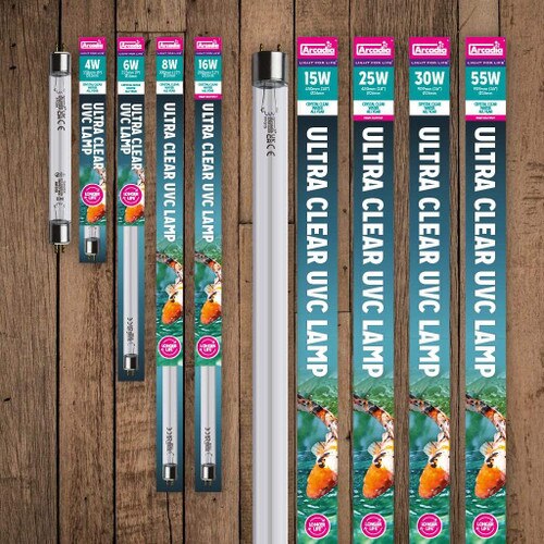 Arcadia T8 UVC Lamp Range